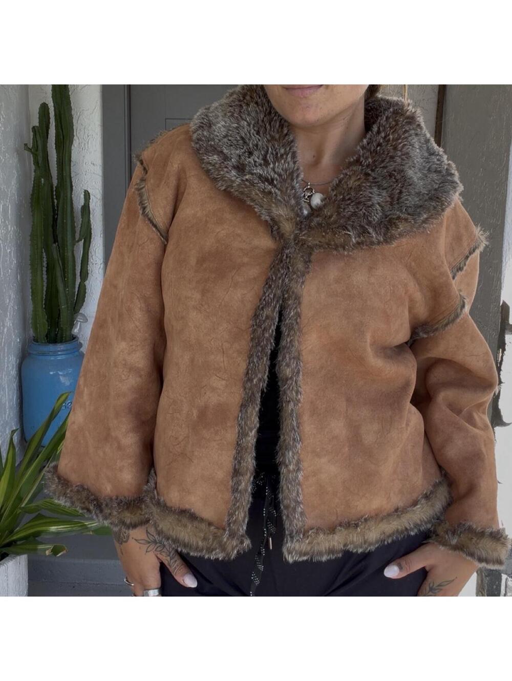 Cejon Women's Brown and Tan Jacket
